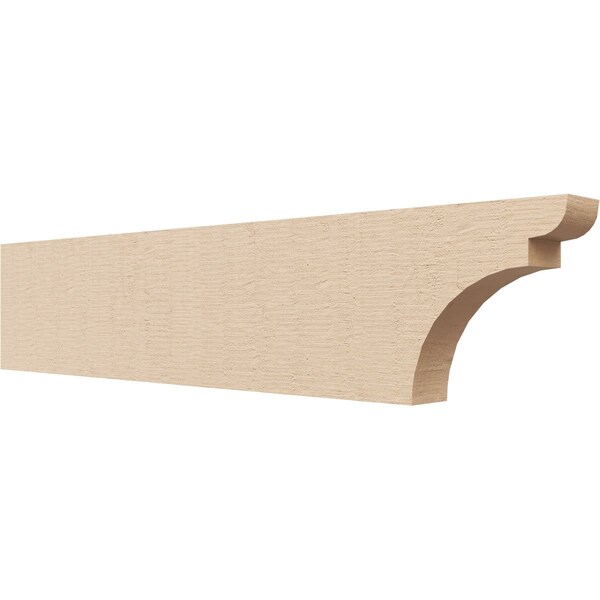 Ekena Millwork 2in. W x 6in. H x 28in. L Yorktown Woodgrain TimberThane Rafter Tail, Primed Tan RFTUR02X06X28YORRCPR - main